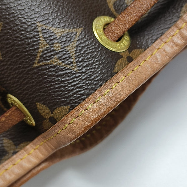 NOÉ BB Monogram Coated Canvas Brown