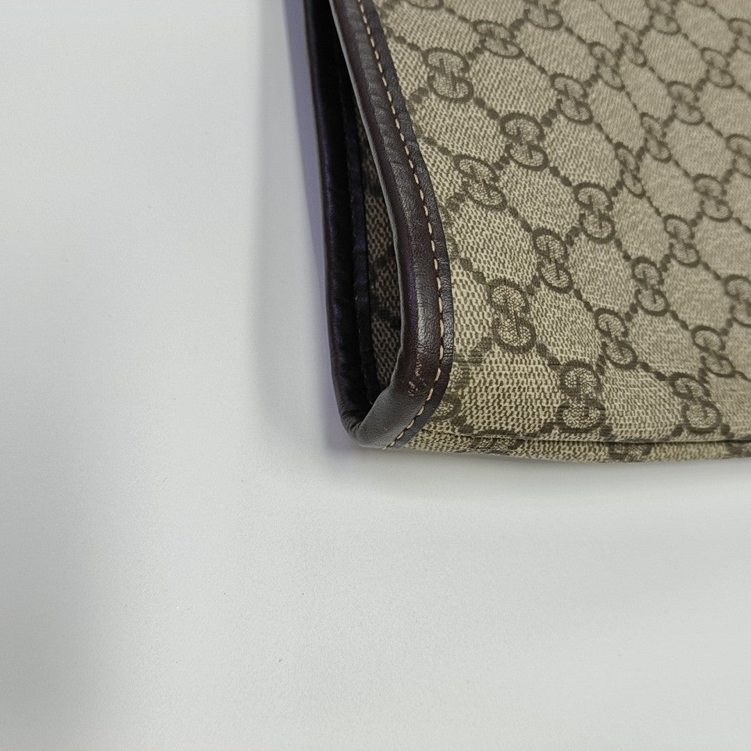 GG Imprime Monogram Coated Canvas Black