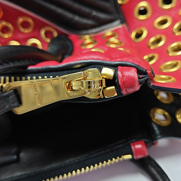 Quilted Lambskin Red