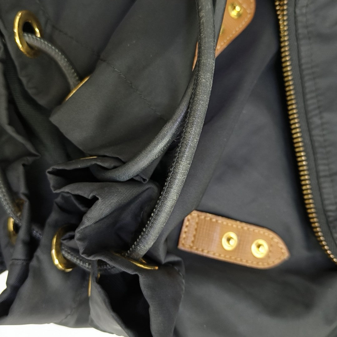 The Rucksack Medium Nylon Black