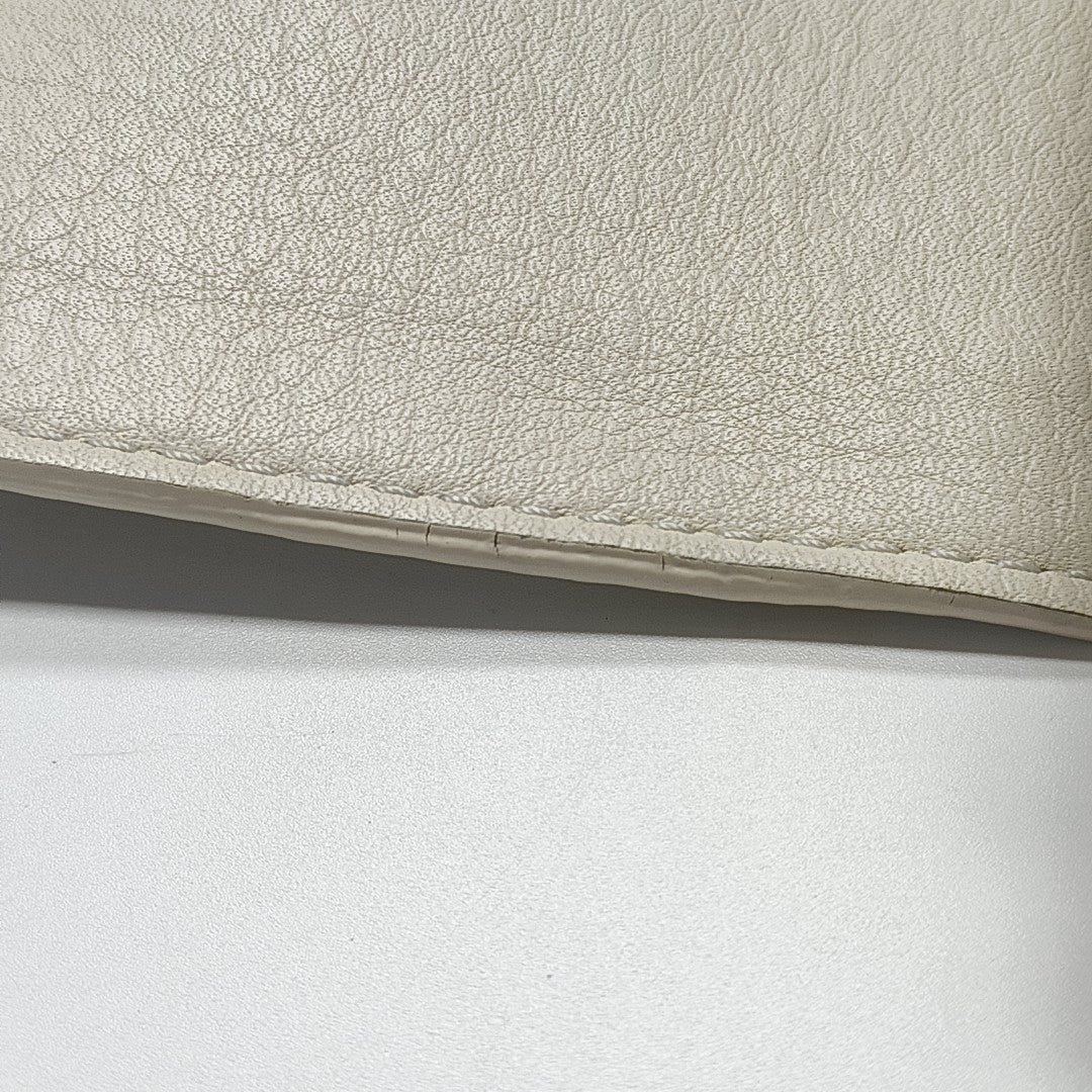 DAUPHINE MM Calfskin White