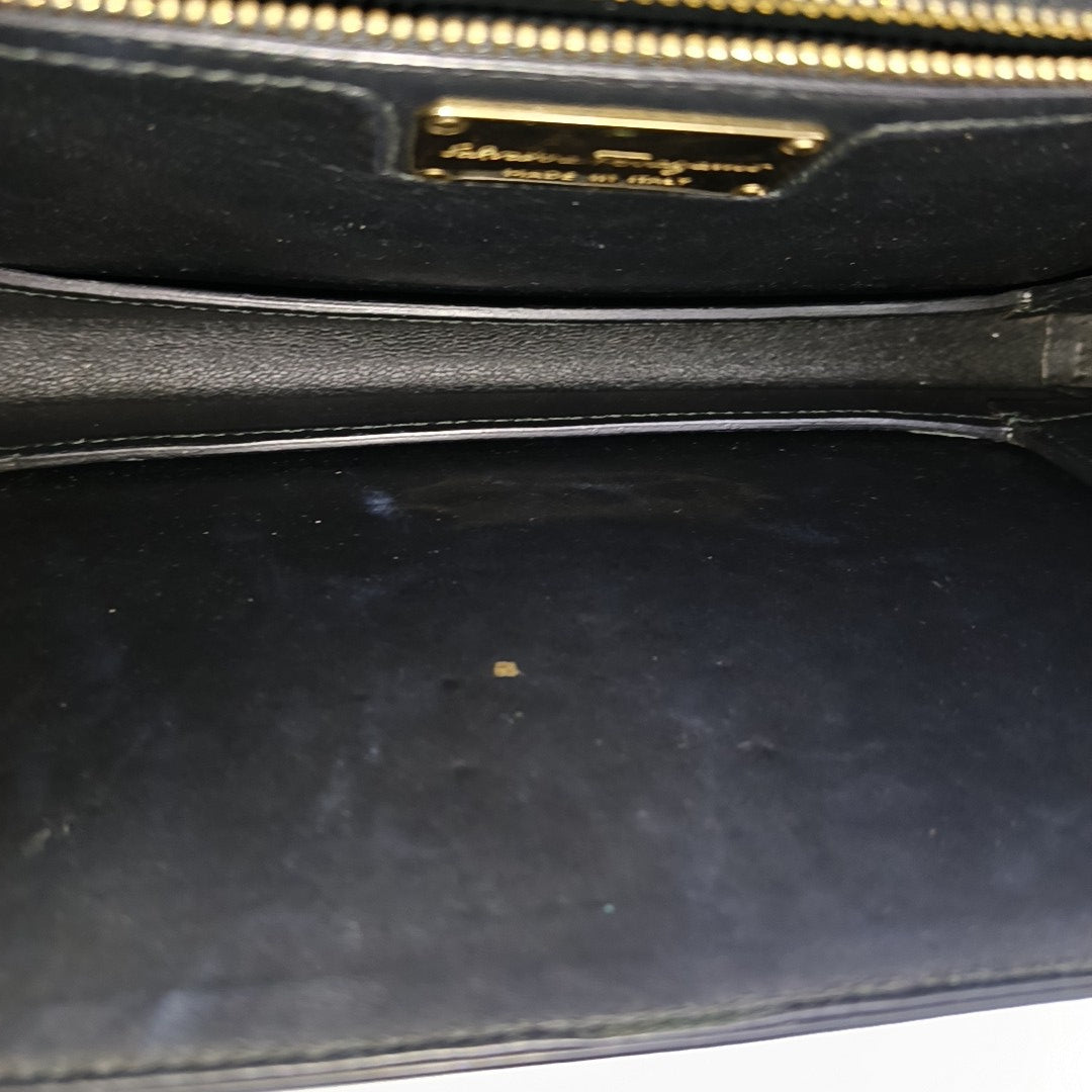 Calfskin Shoulder Bag Black