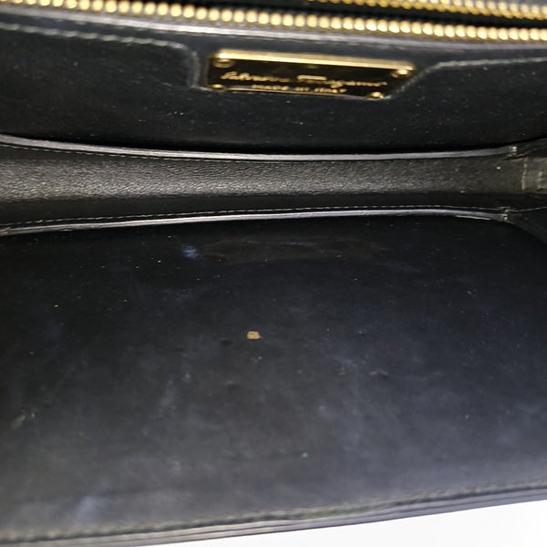 Calfskin Shoulder Bag Black