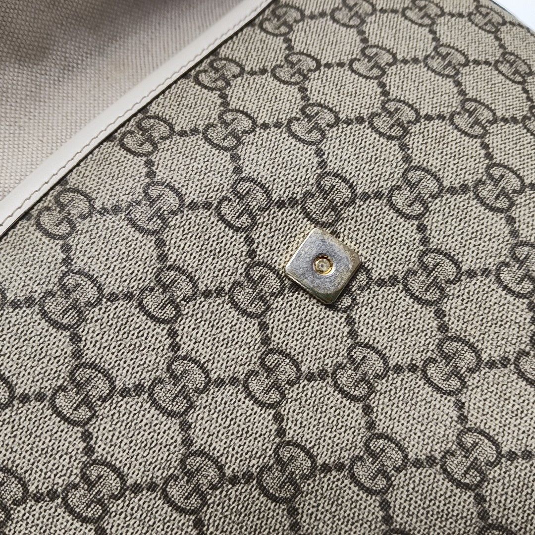 Ligne Shima Monogram Coated Canvas Beige