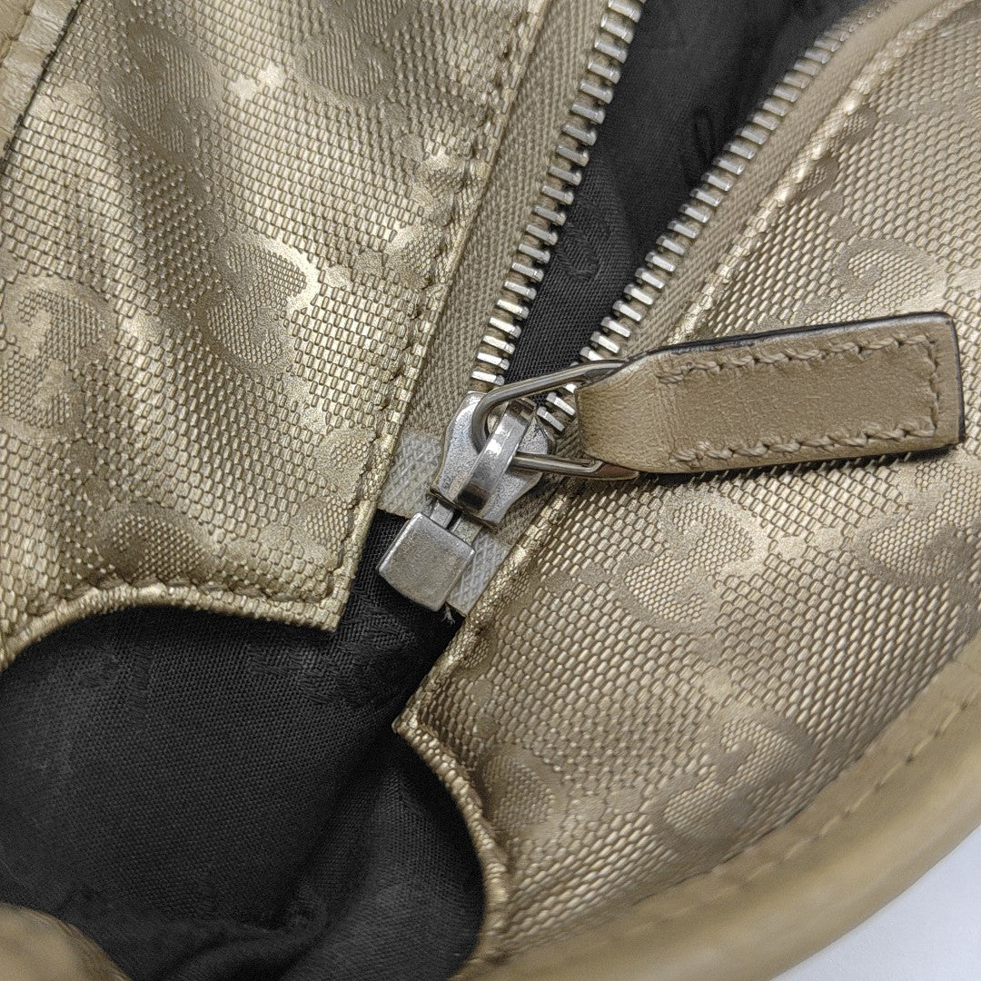GG Imprime Monogram Coated Canvas Gold