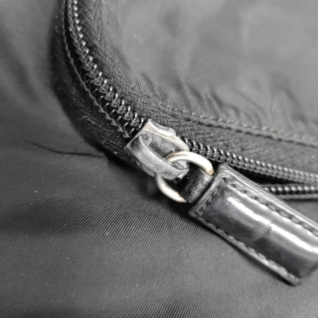 Nylon Shoulder Bag Black