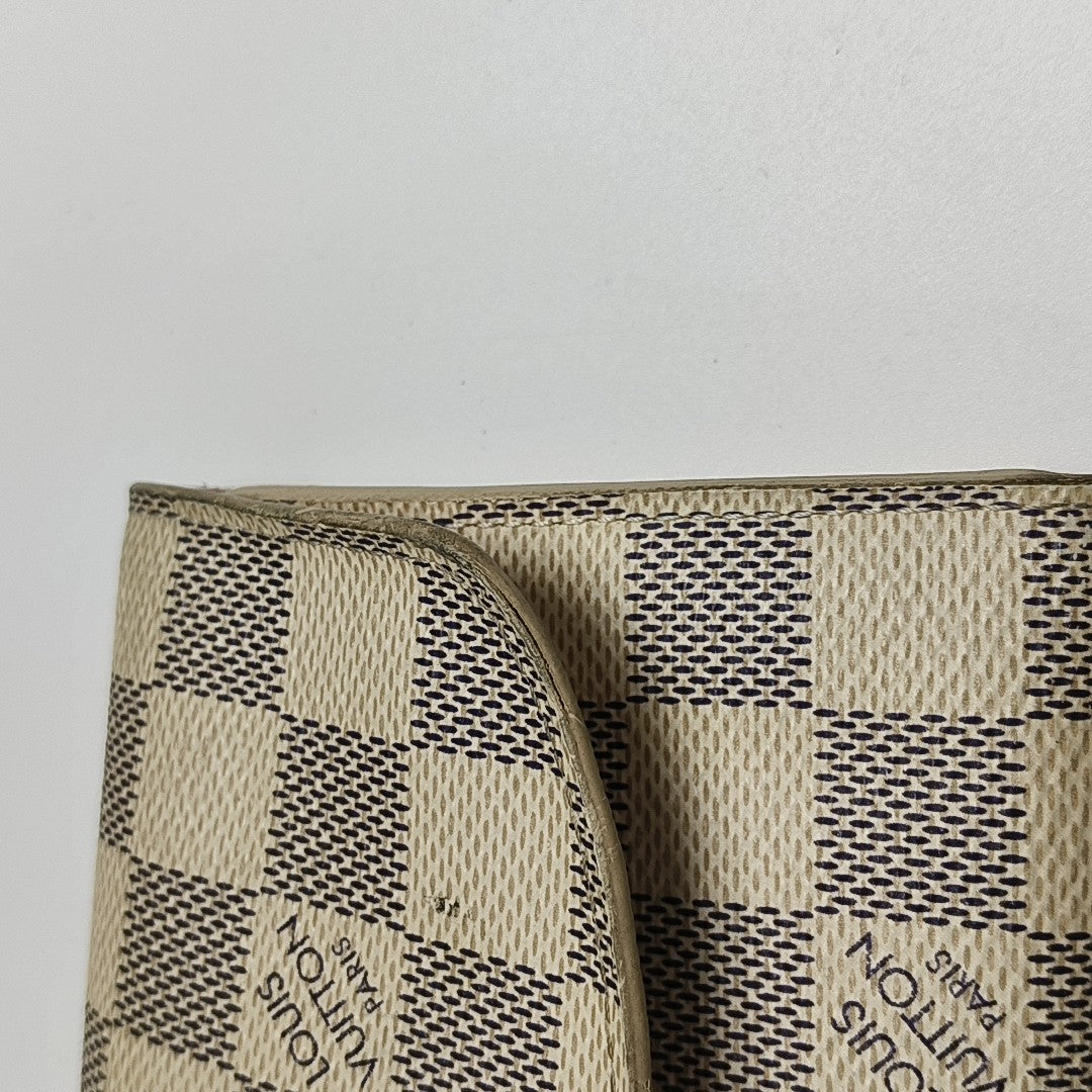 EMILIE Damier Azur Coated Canvas White
