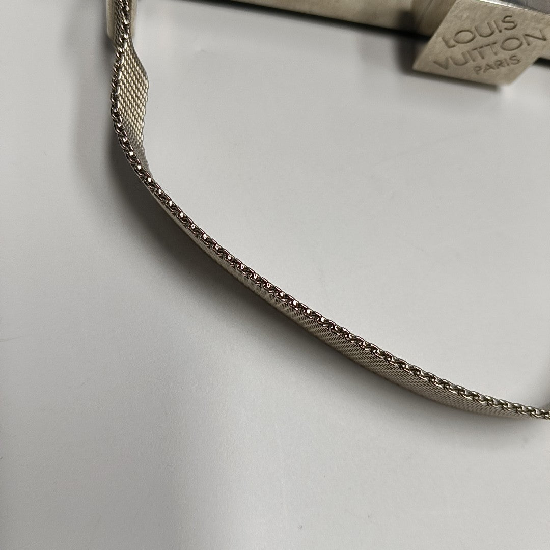 ANJU Damier Graphite Patent Leather Black