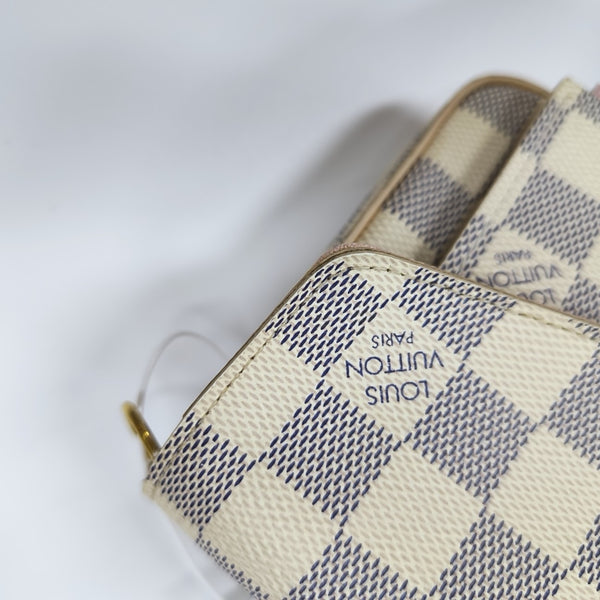 FÉLICIE Damier Azur Coated Canvas White