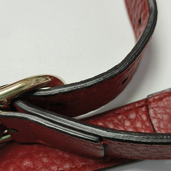 Bamboo 1947 Medium Calfskin Red