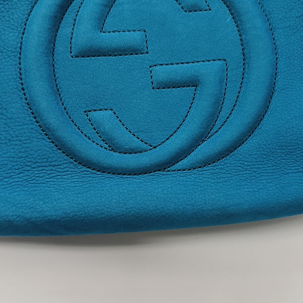 Soho Quilted Calfskin Blue