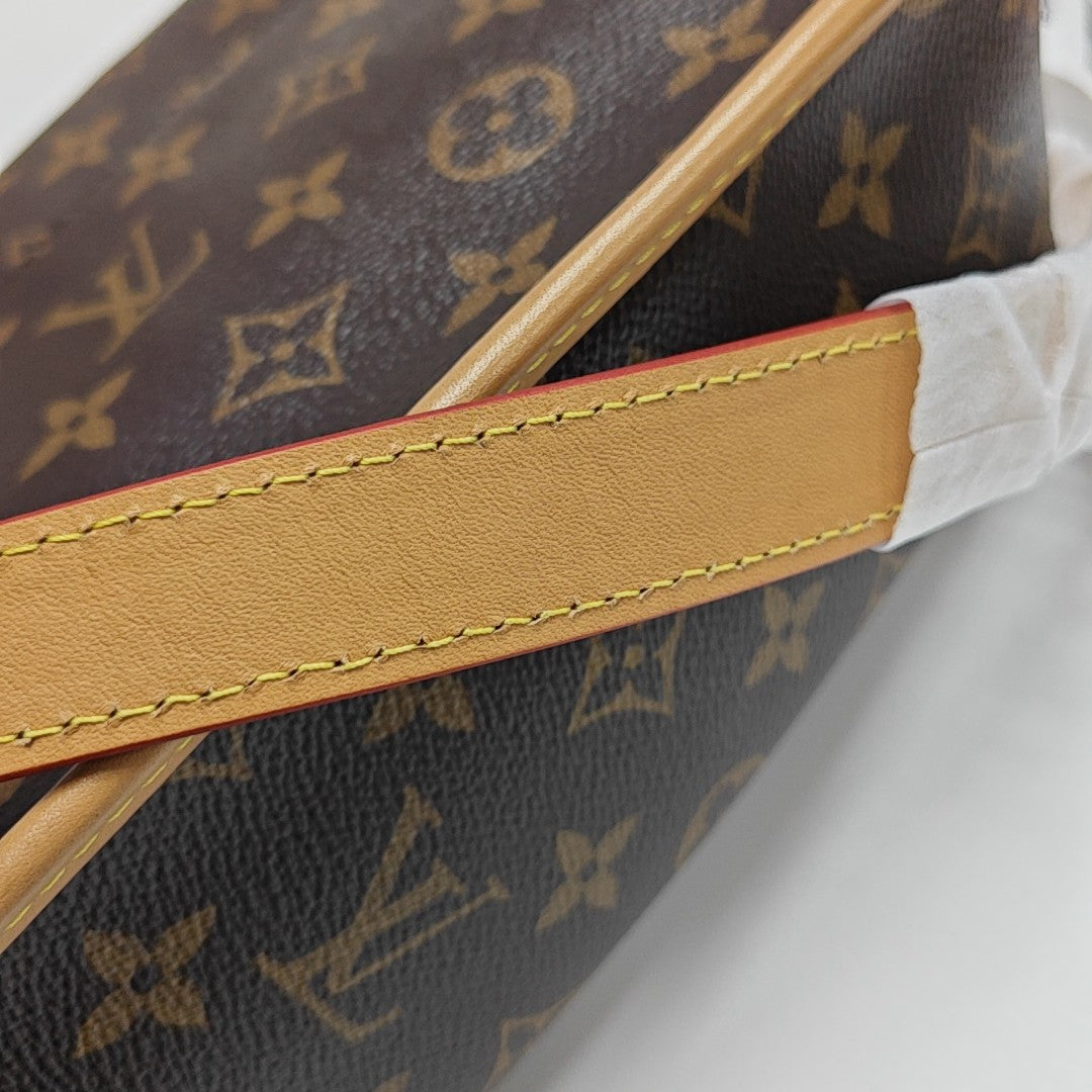 DIANE Monogram Coated Canvas Brown
