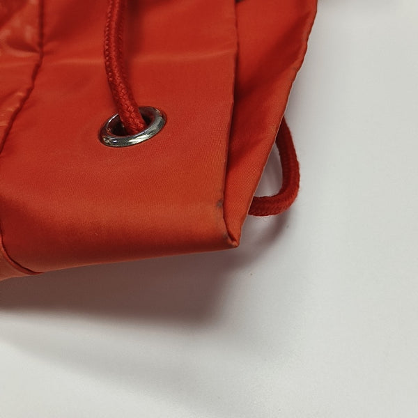 Monogram Nylon Backpack Red