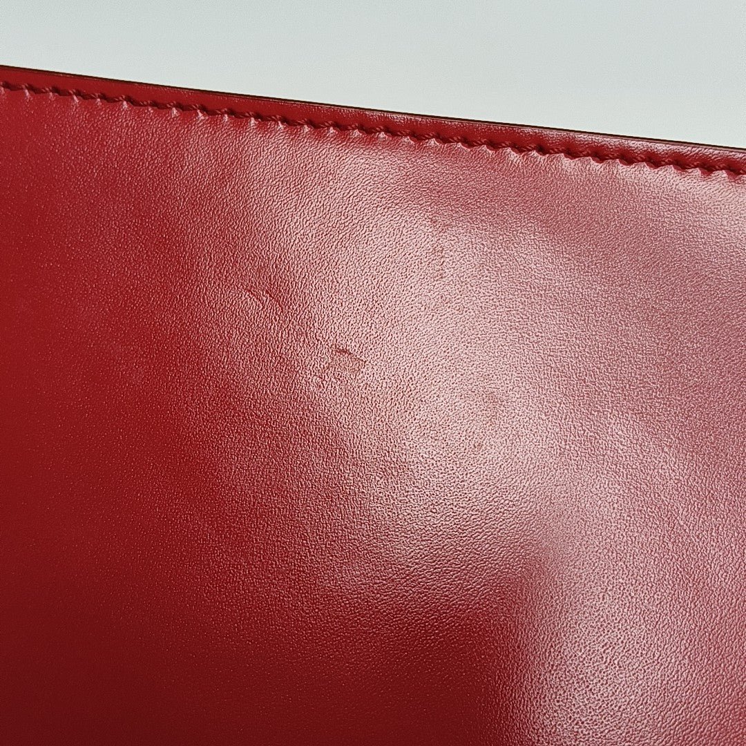 Calfskin Crossbody Bag Red