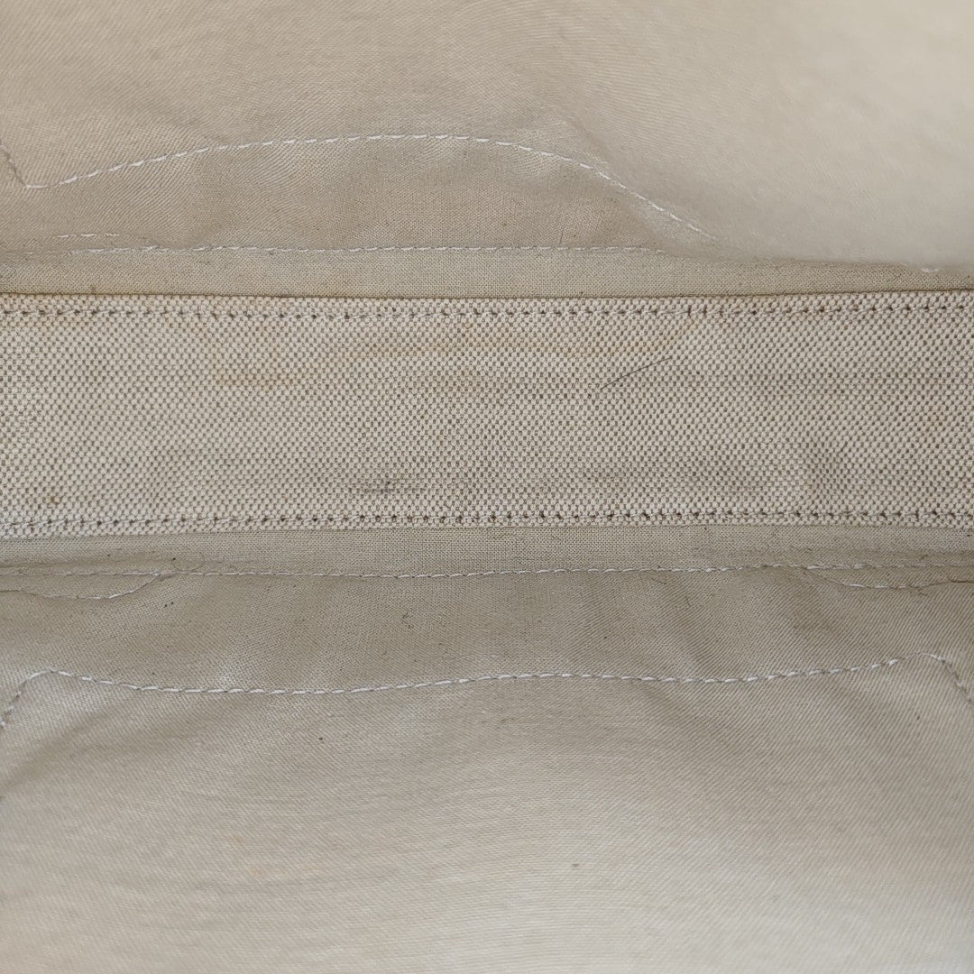 Navy Mini Canvas Beige