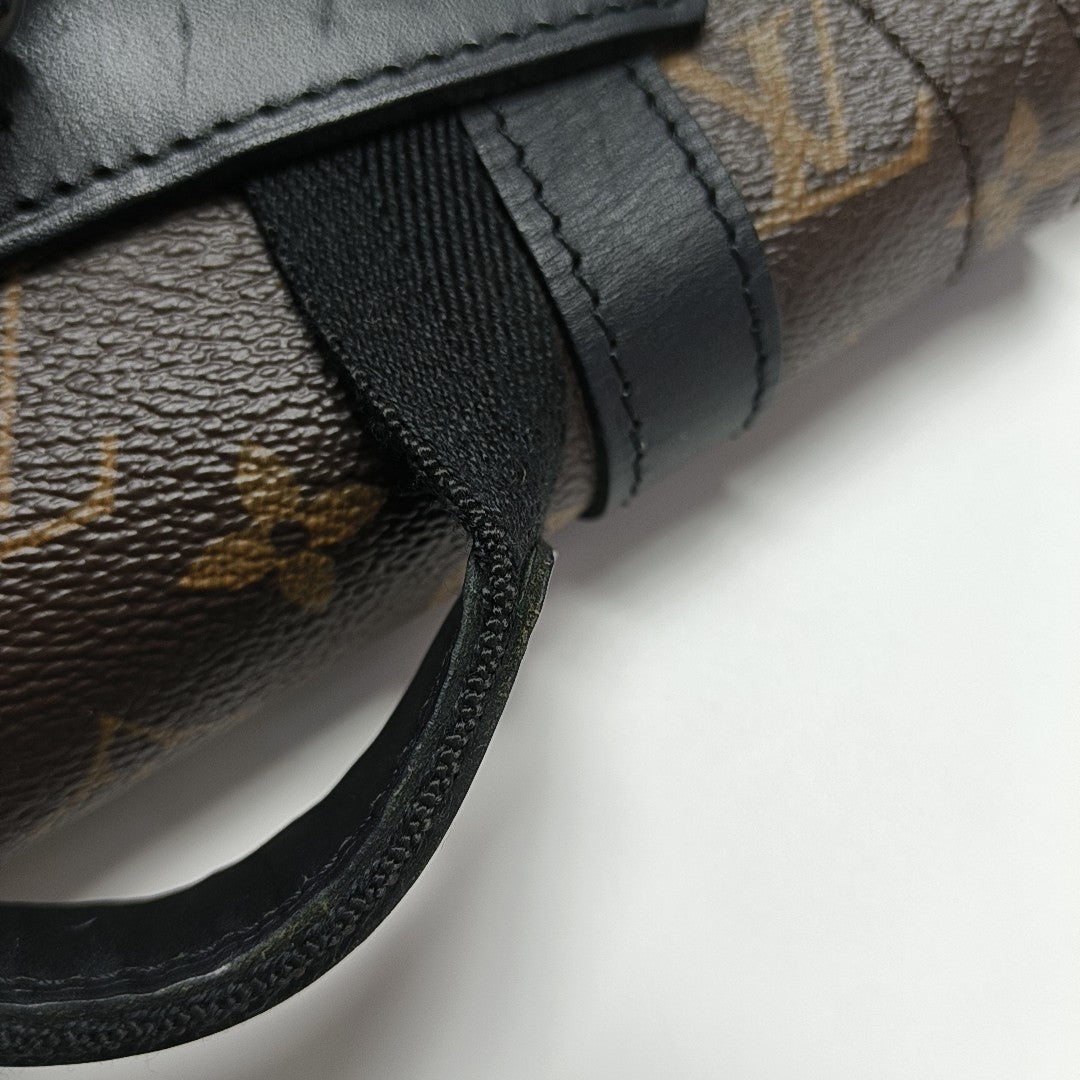 CHRISTOPHER PM Monogram Coated Canvas Brown