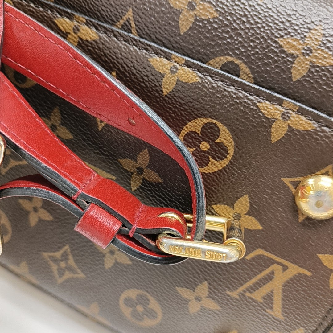 FLOWER Monogram Coated Canvas Brown