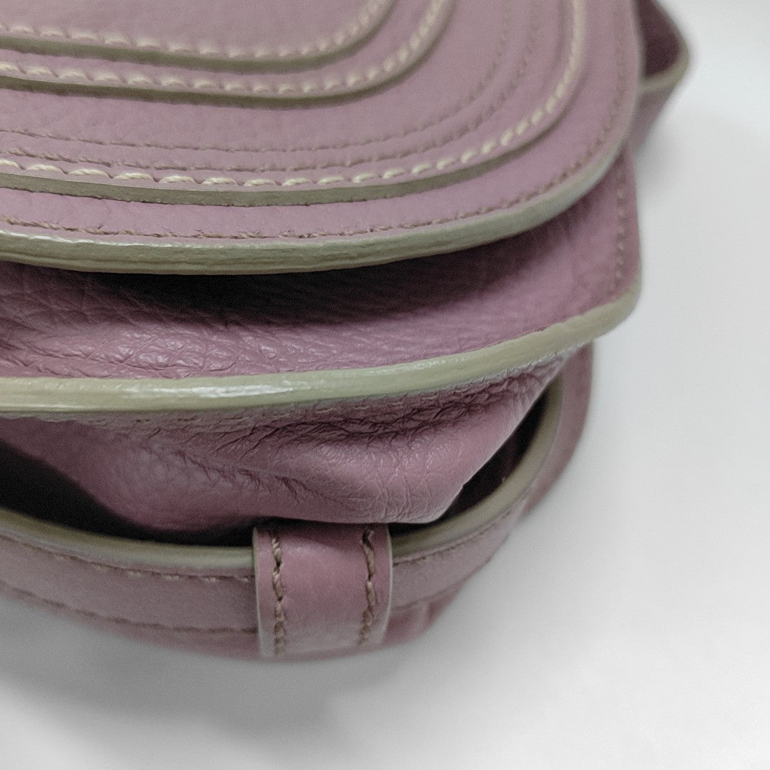 Marcie Mini Piel de Becerro Rosa