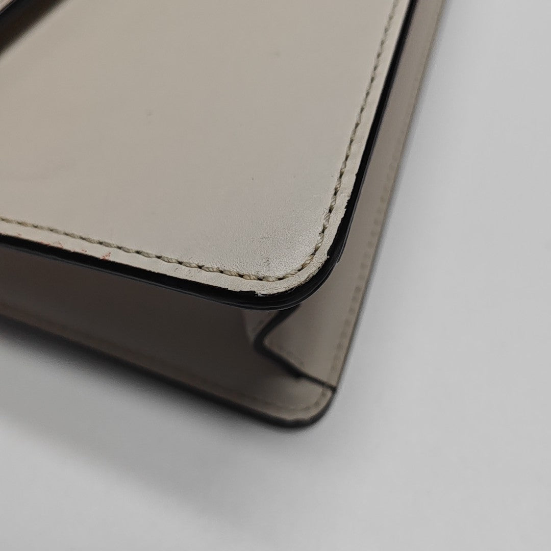 Sylvie Small Calfskin White