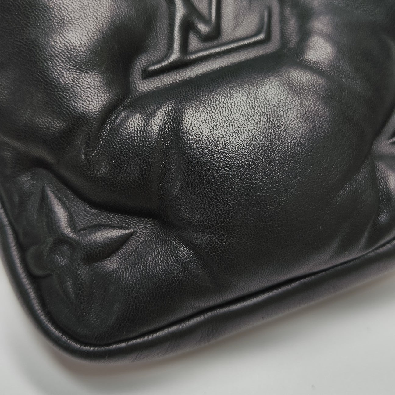 Monogram Lambskin Belt Bag Black