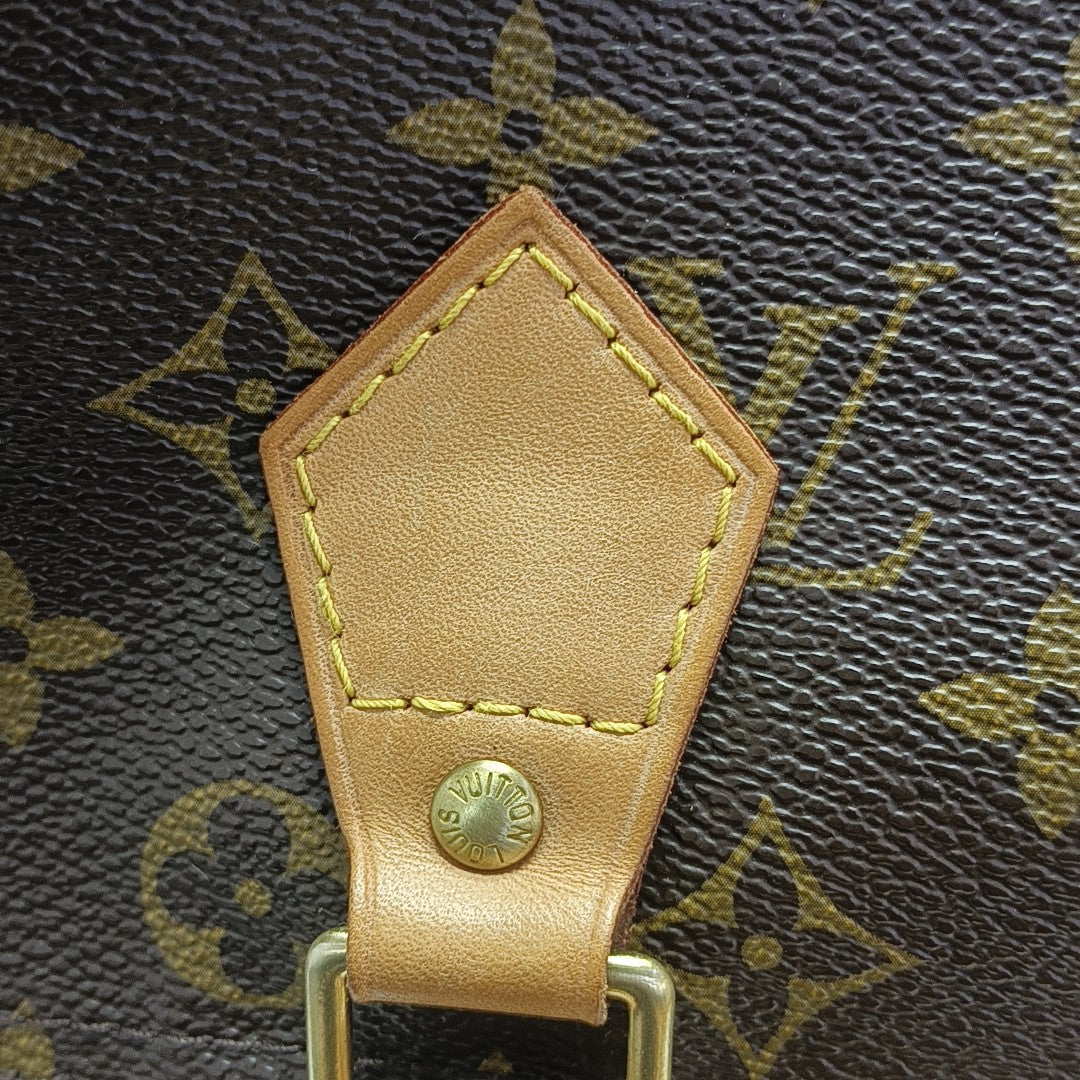 SPEEDY 30 Monogram Coated Canvas Brown