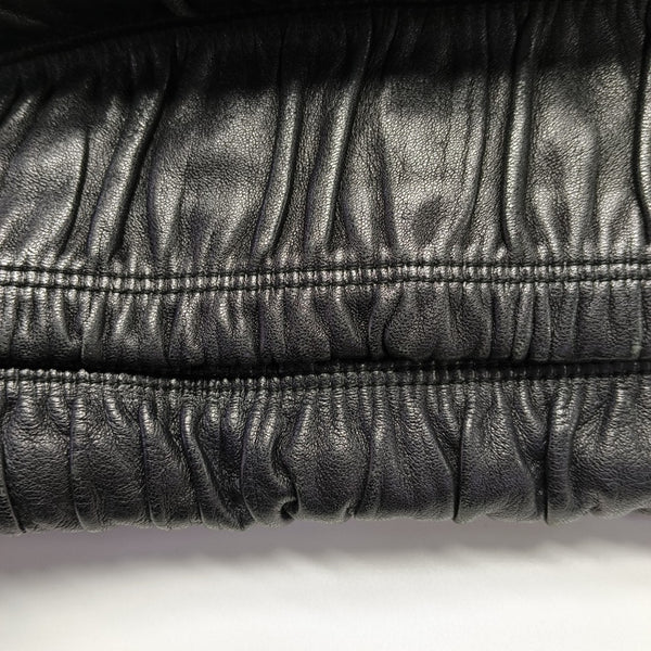 Gaufre Quilted Lambskin Black