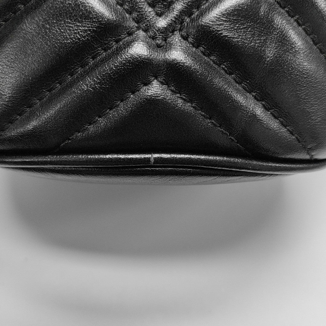 GG Marmont Mini Quilted Calfskin Black