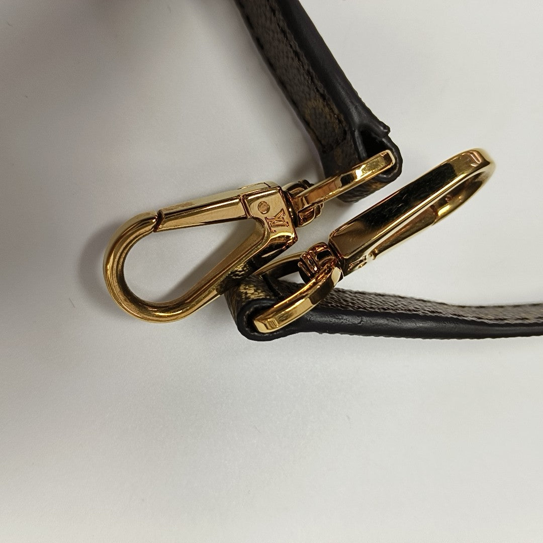 MONTAIGNE Monogram Coated Canvas Brown
