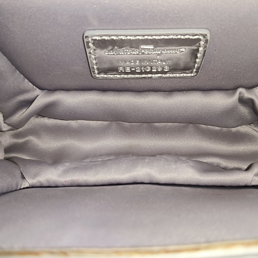Special Material Shoulder Bag Silver