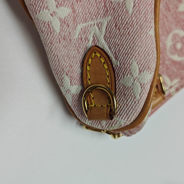 SPEEDY Nano Monogram Denim Pink