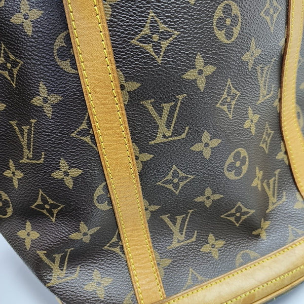 BUCKET GM Monogram Coated Canvas Brown
