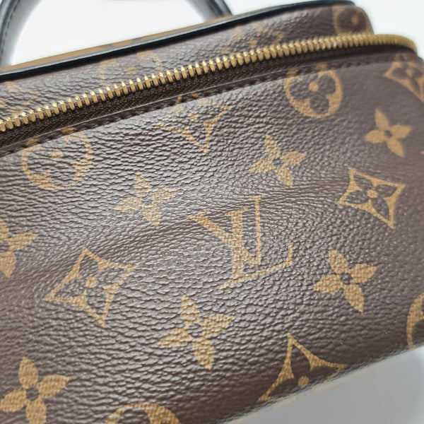 NICE Mini Monogram Coated Canvas Brown