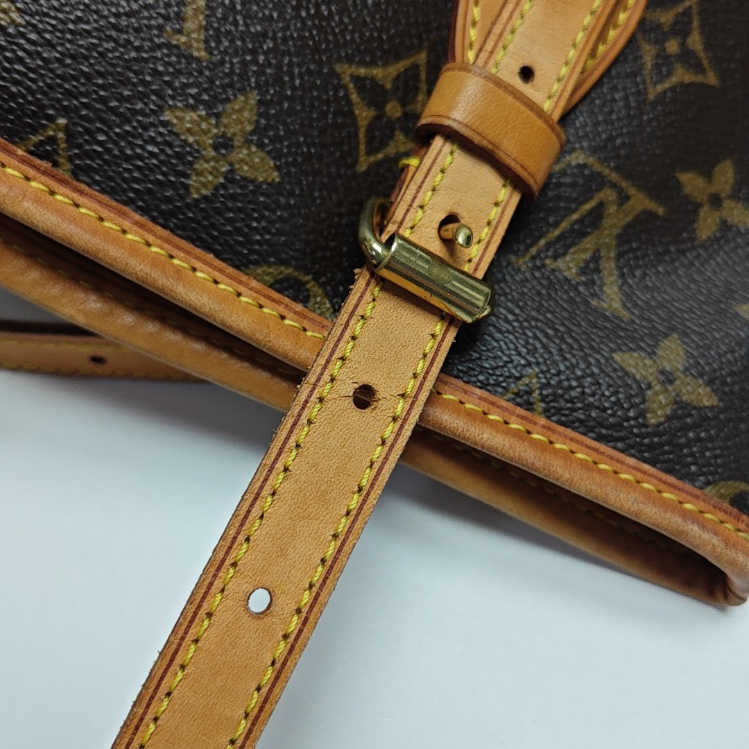 BUCKET PM Monogram Coated Canvas Brown