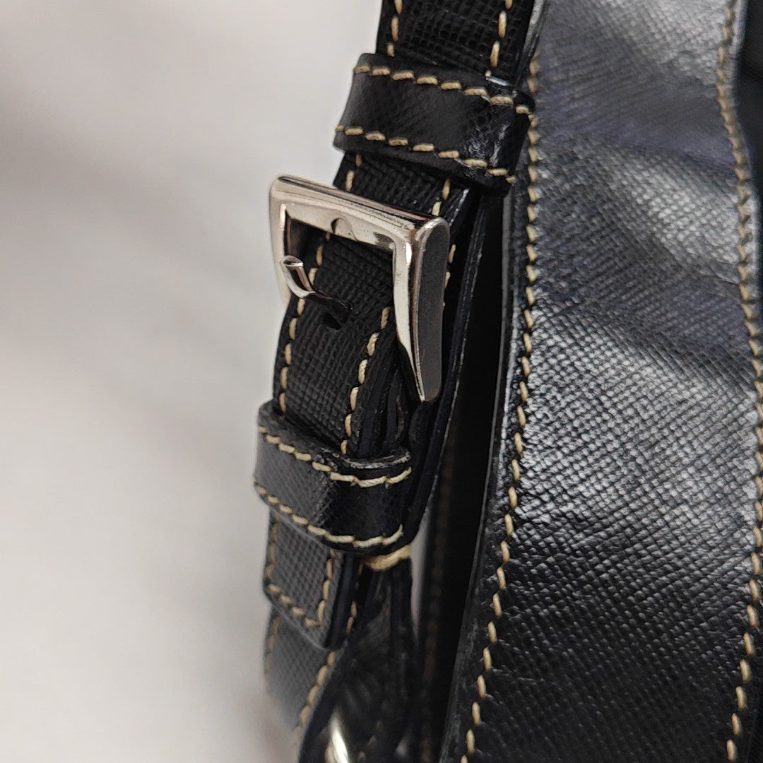 Nylon Bucket Bag Black