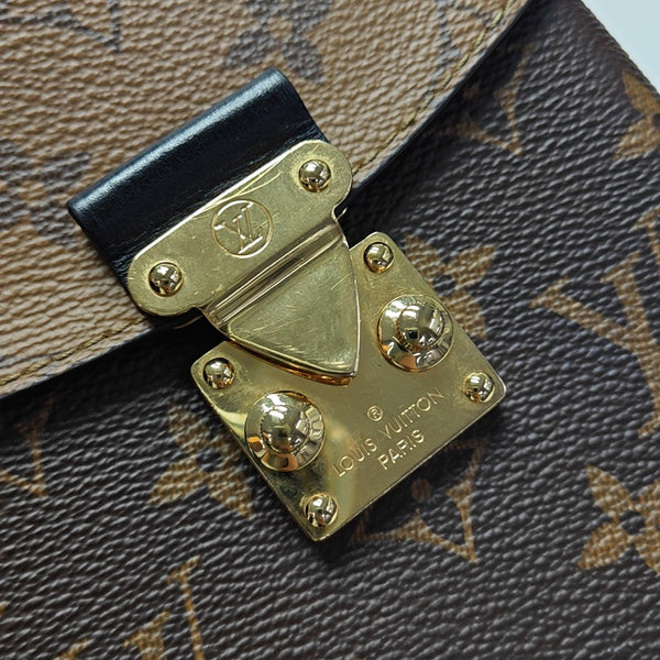 CAMERA BOX Monogram Coated Canvas Brown