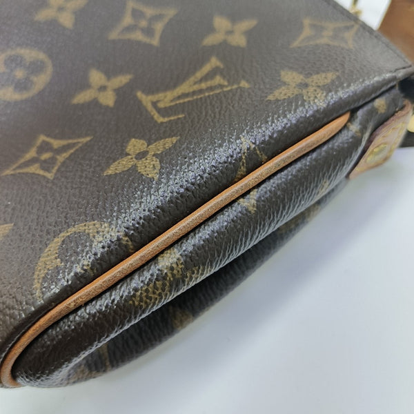 EVA Monogram Coated Canvas Brown