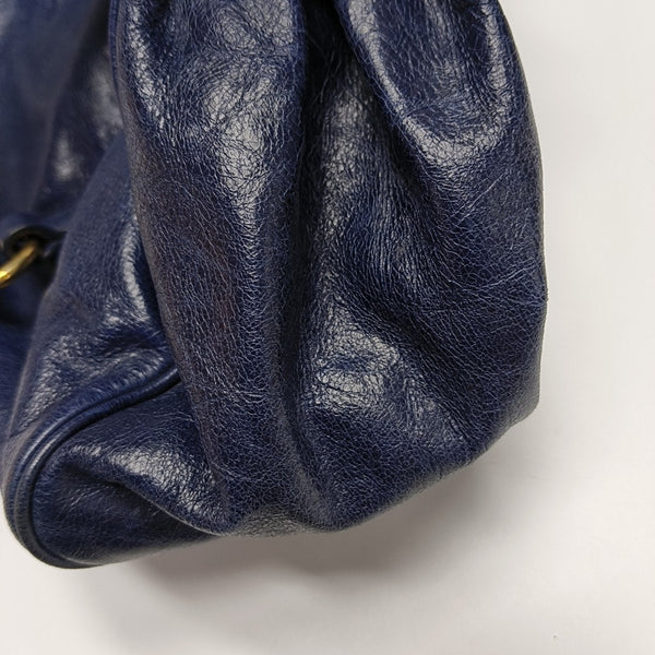 Bow Calfskin Blue