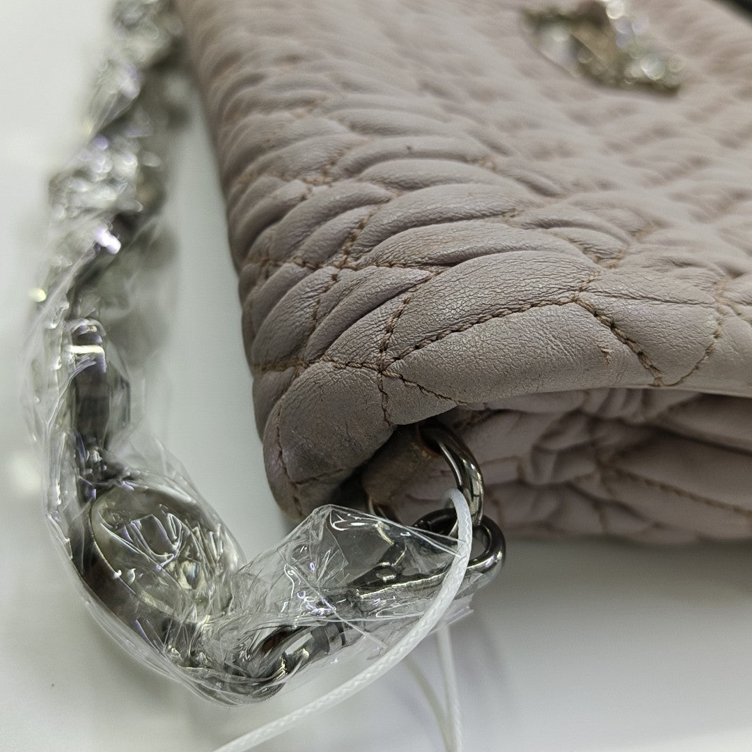 Crystal Quilted Lambskin Pink