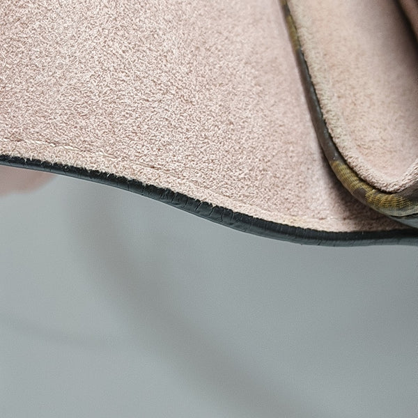 LOCKY BB Monogram Coated Canvas Pink