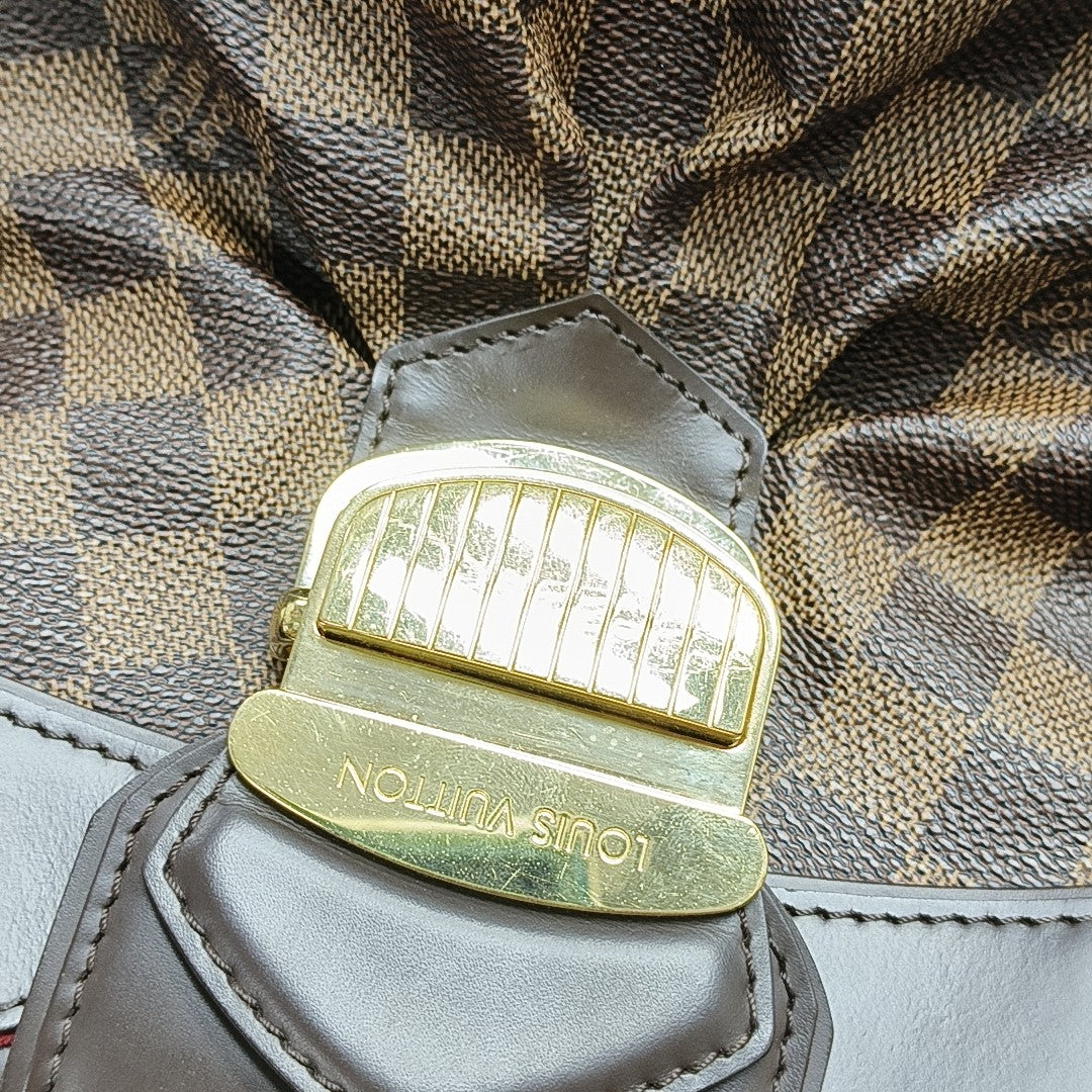 SISTINA PM Damier Ebene Coated Canvas Brown