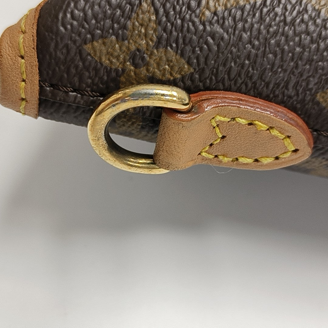 FOLD ME Monogram Coated Canvas Brown
