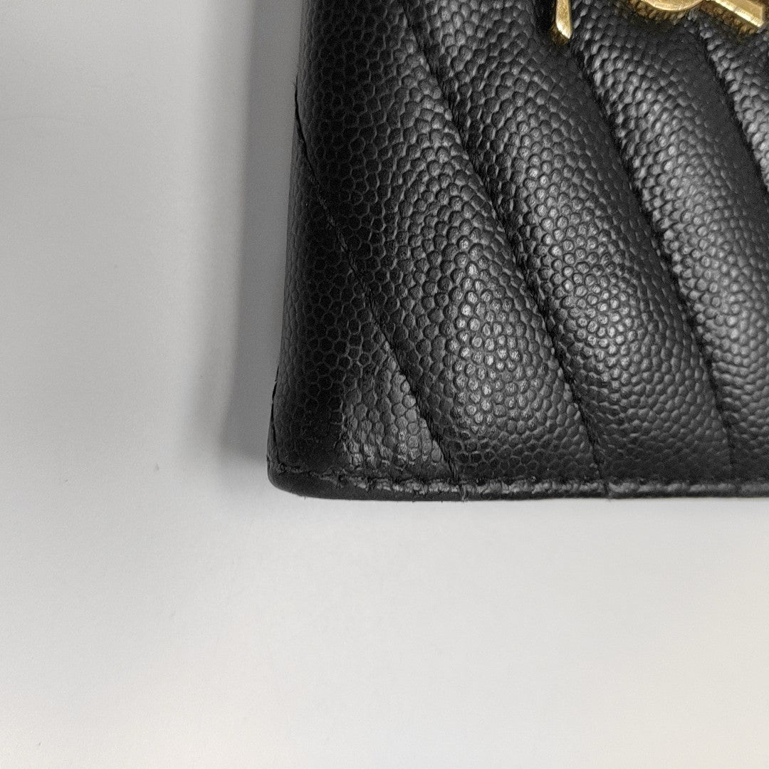 MONOGRAM Quilted Calfskin Black Wallet