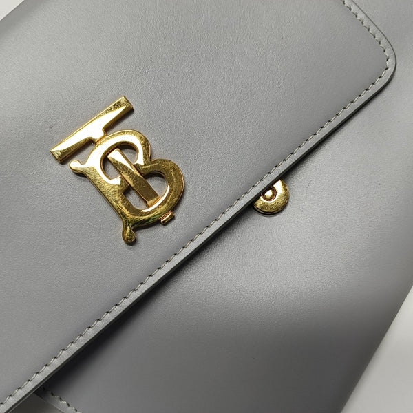 TB Mini Calfskin Blue