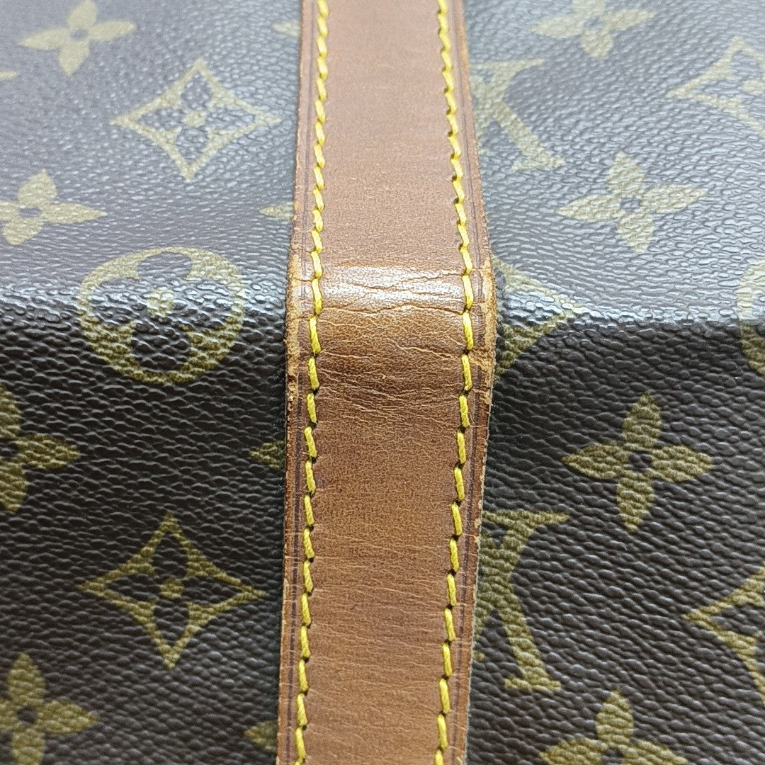 SAC SOUPLE 55 Monogram Coated Canvas Brown