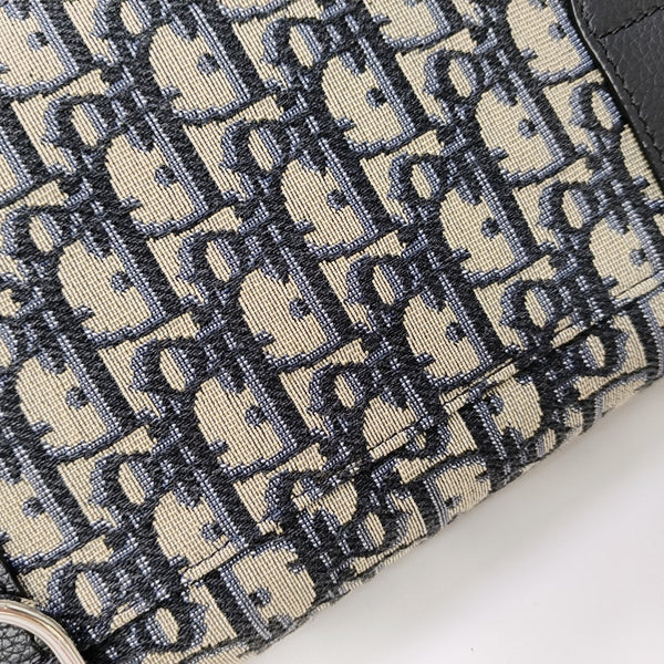 Saddle Monogram Canvas Azul