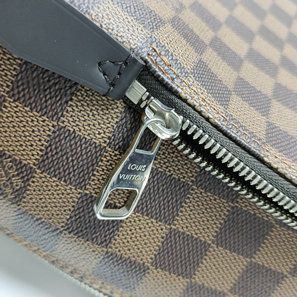 JAKE Damier Ebene Coated Canvas Brown