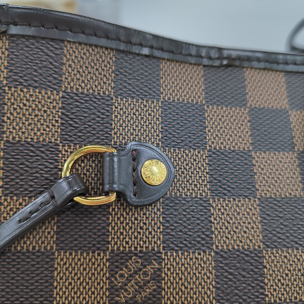 NEVERFULL MM Damier Ebene Coated Canvas Brown