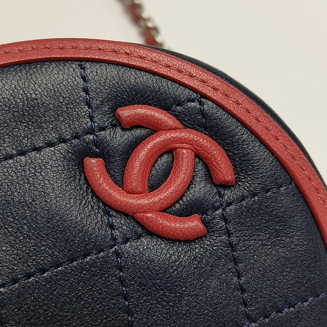 Quilted Lambskin Blue