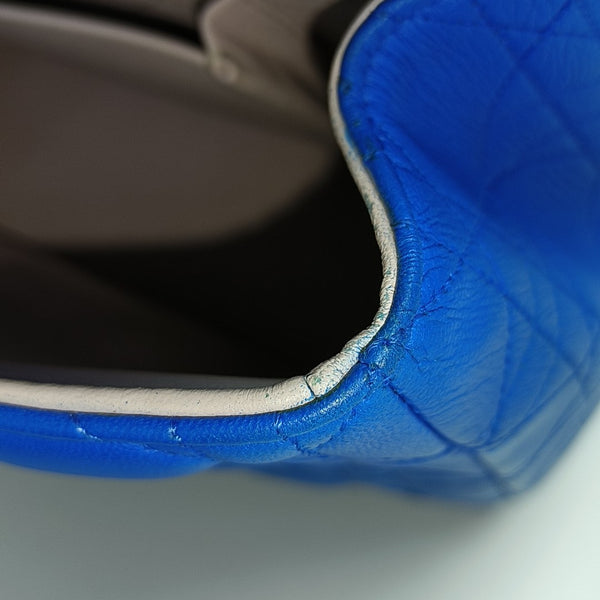 Authenticated pre-owned  Miss Dior Cannage Lambskin Blue - Crossbody Bag at Looply