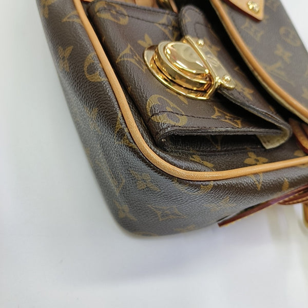 HUDSON PM Monogram Coated Canvas Brown